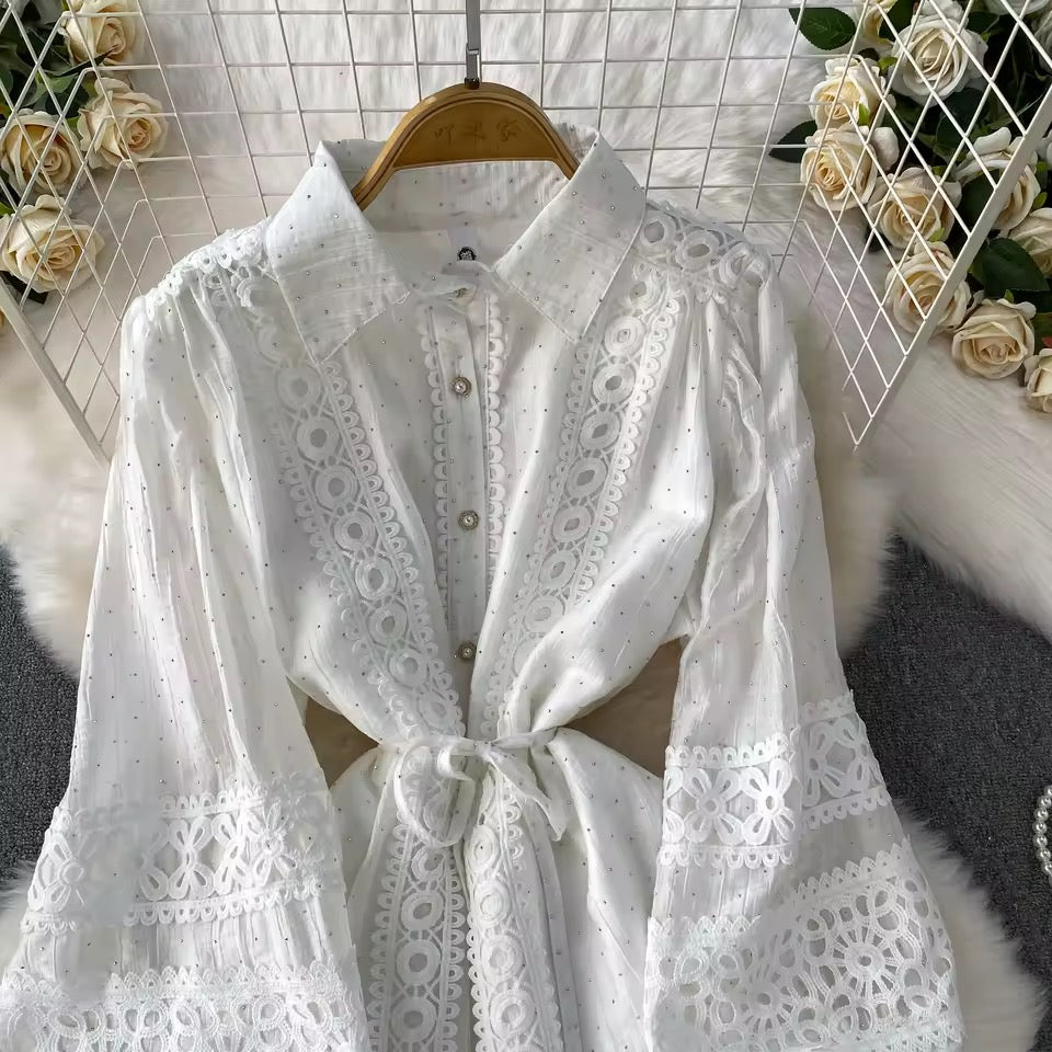 Lace Pearl Dress