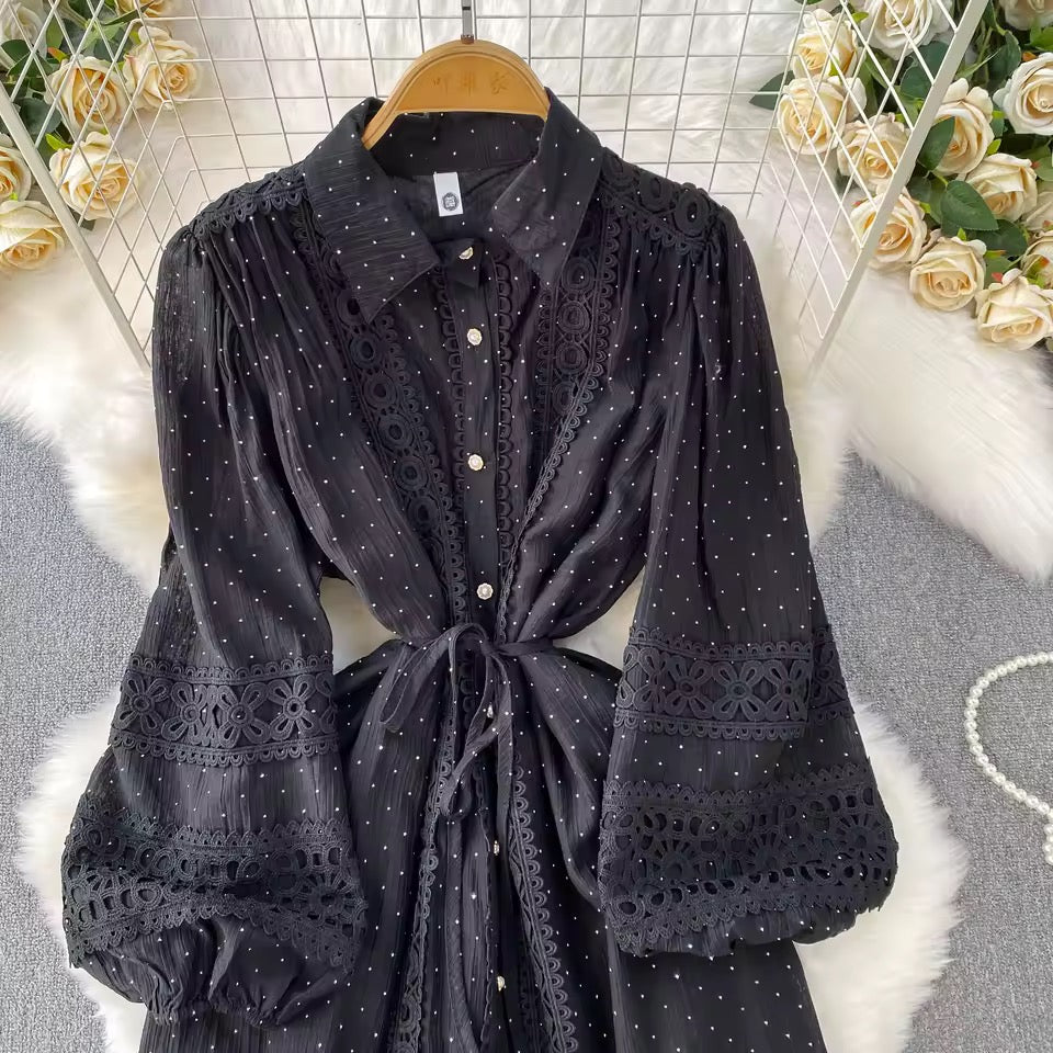 Lace Pearl Dress