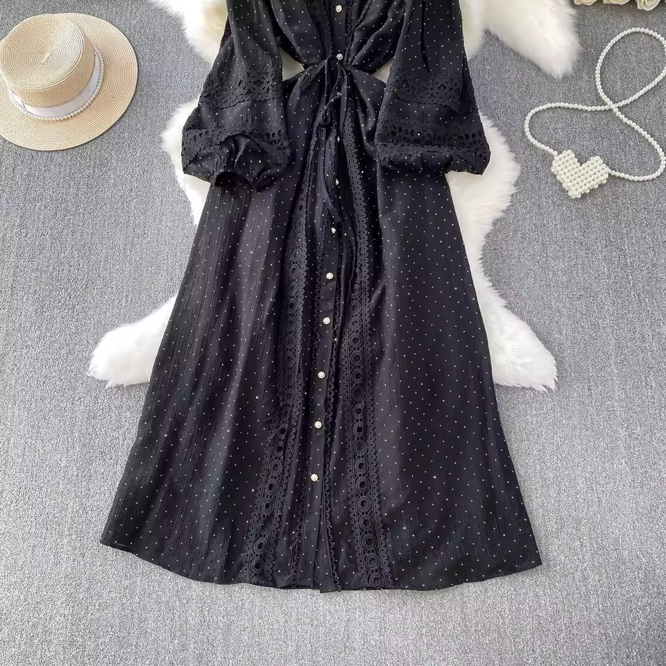 Lace Pearl Dress