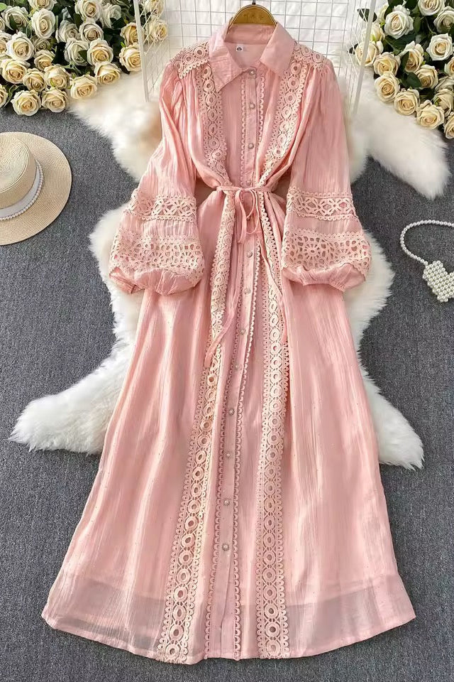 Lace Pearl Dress