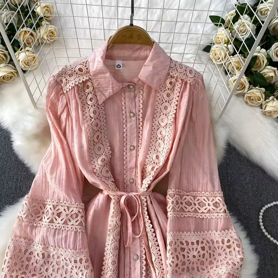 Lace Pearl Dress