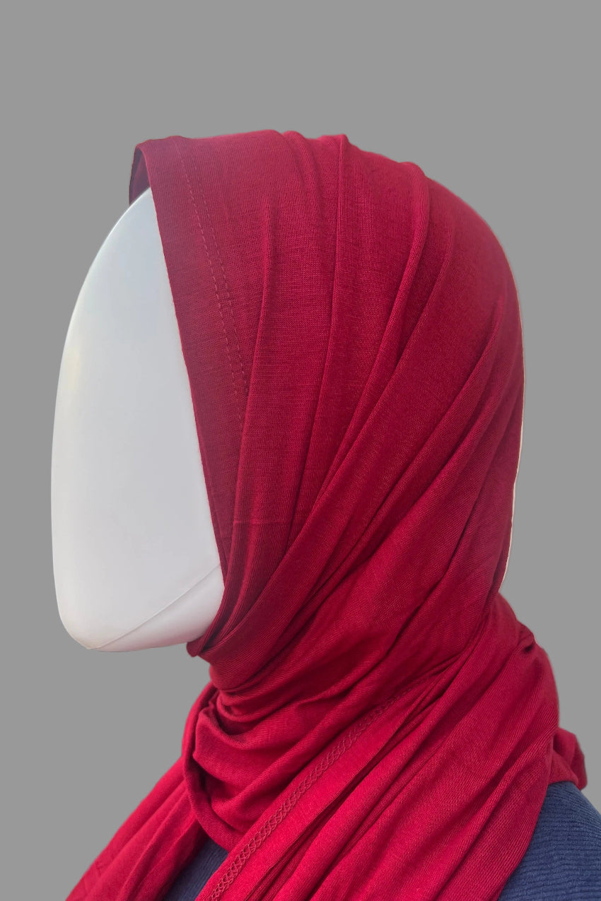Hard Inner Cap Cotton Scarf