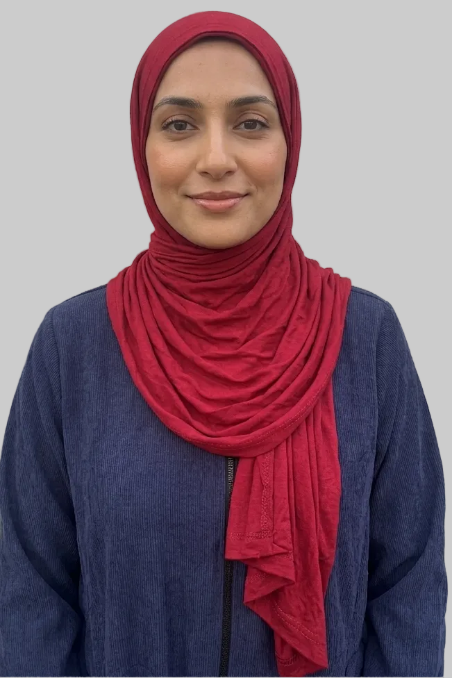 Hard Inner Cap Cotton Scarf