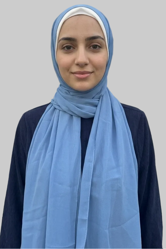 Hard Inner Cap Chiffon Scarf
