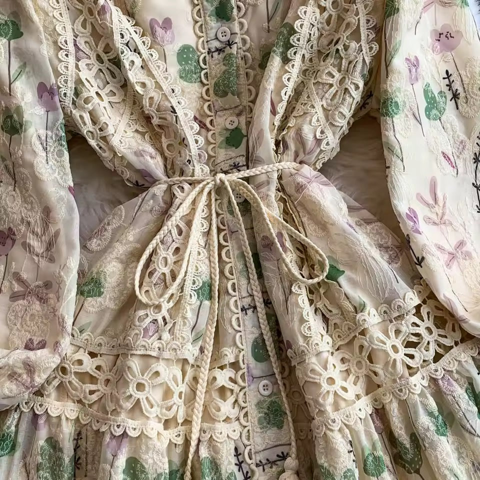 Flower Printed Dress