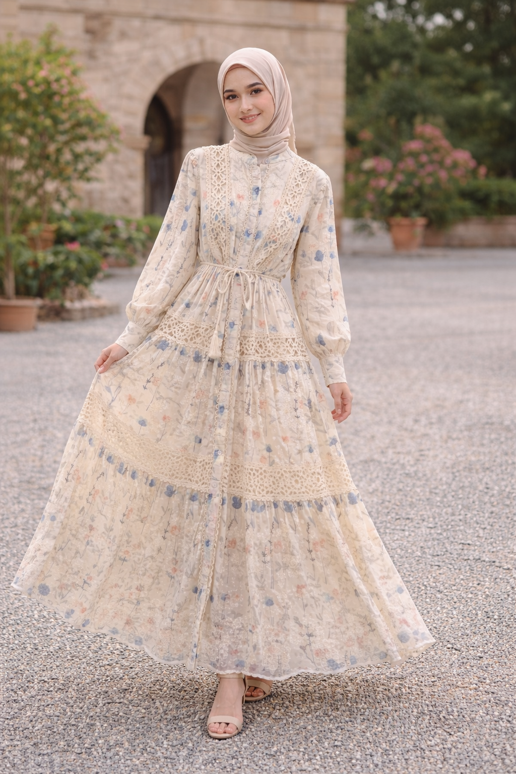 Flower Printed Dress