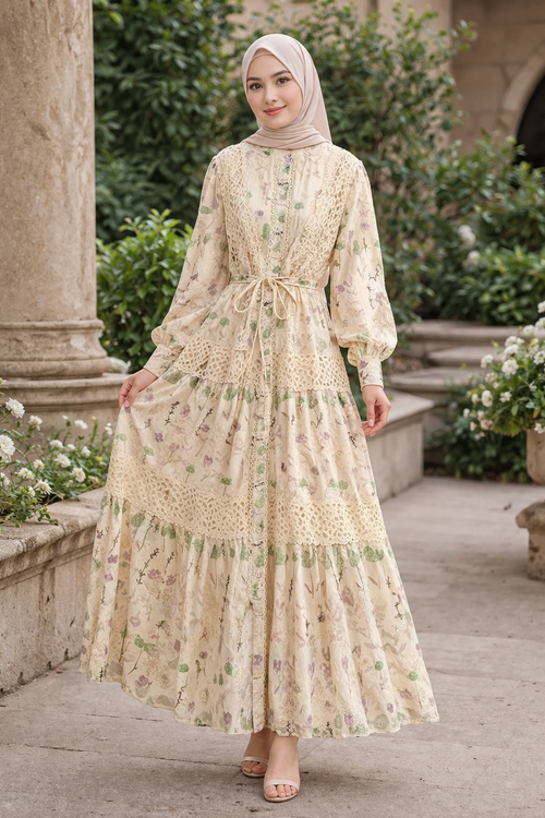 Flower Printed Dress