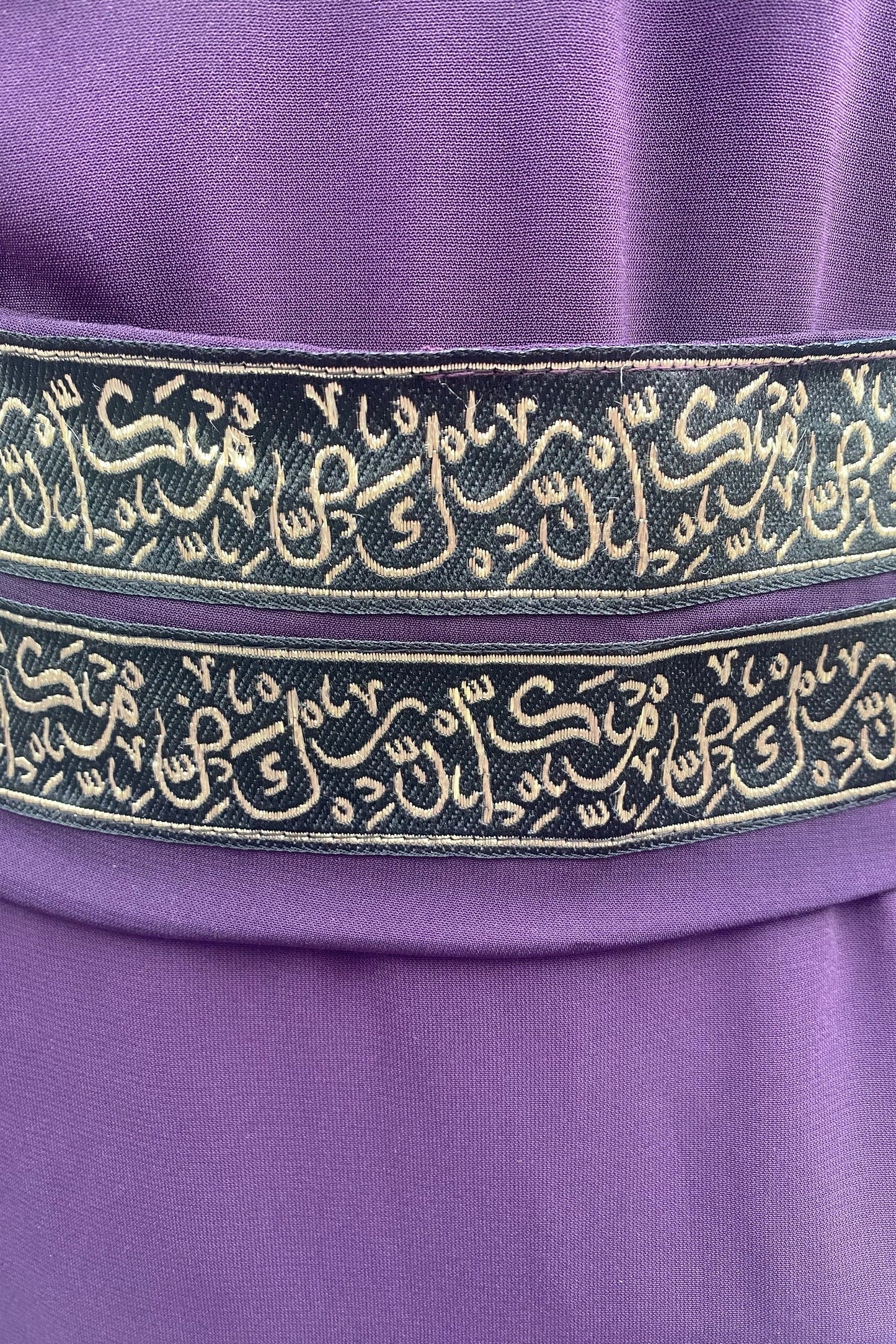 Abaya With Separate Belt & Scarf