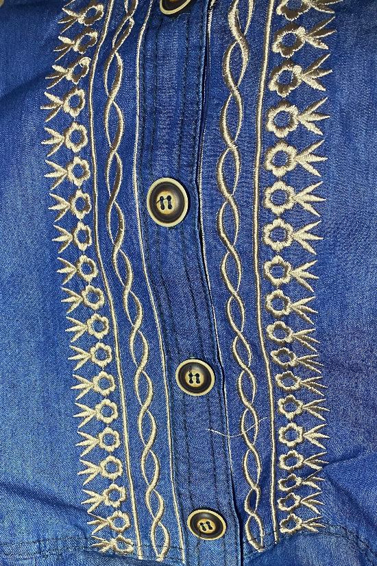 Layered Jeans Dress