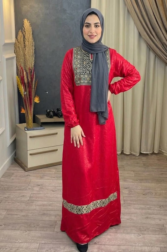 Arabesque Embroidered Abaya
