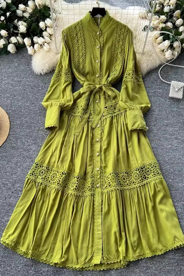 Green Lace Dress