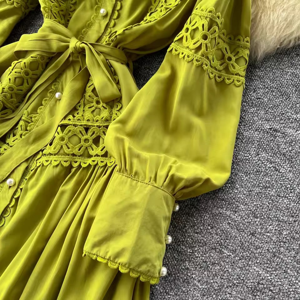 Green Lace Dress