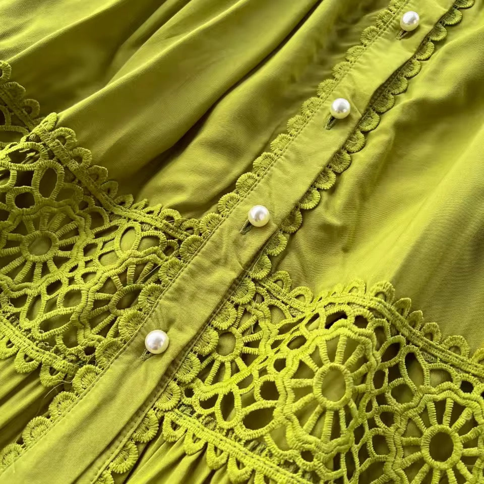 Green Lace Dress