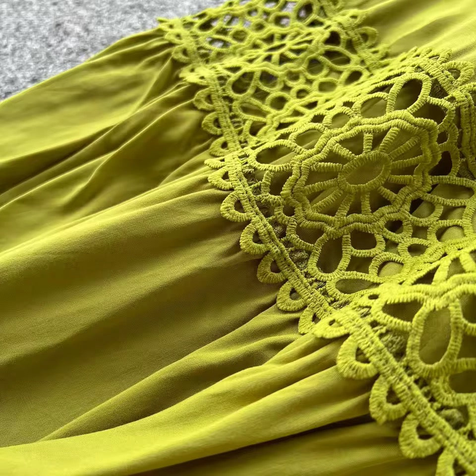 Green Lace Dress