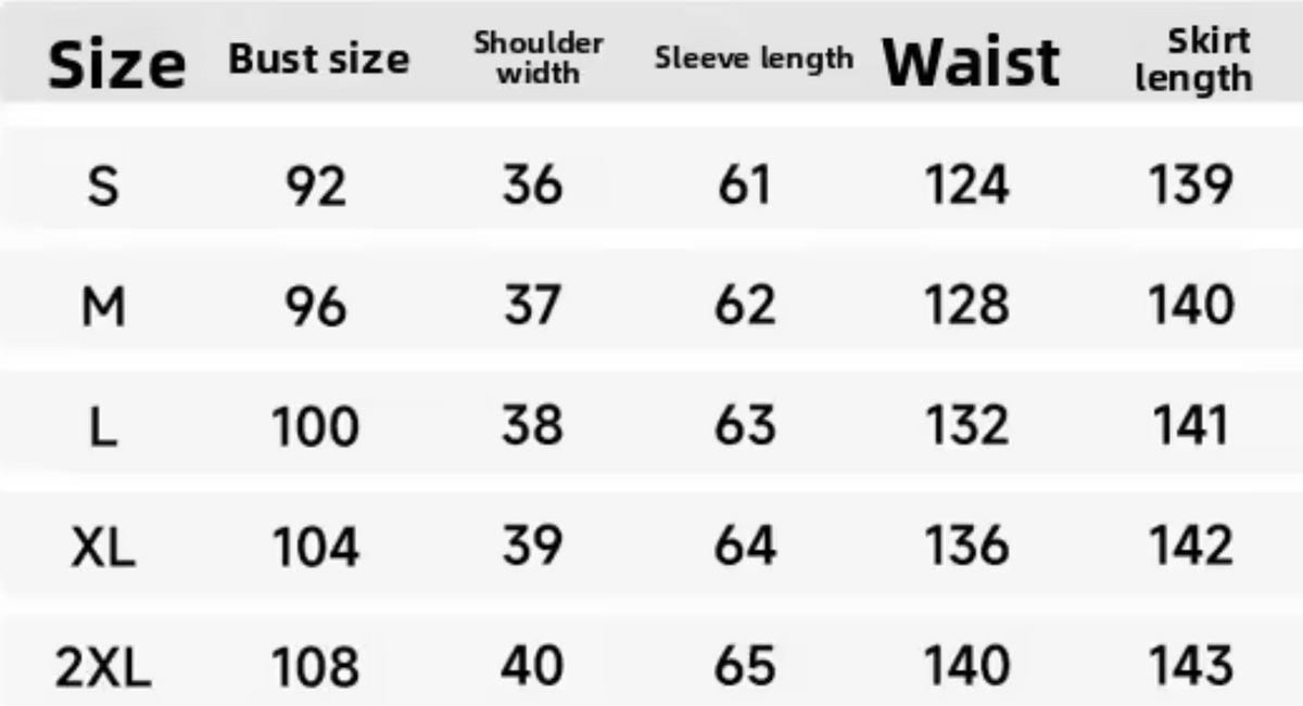Size guide