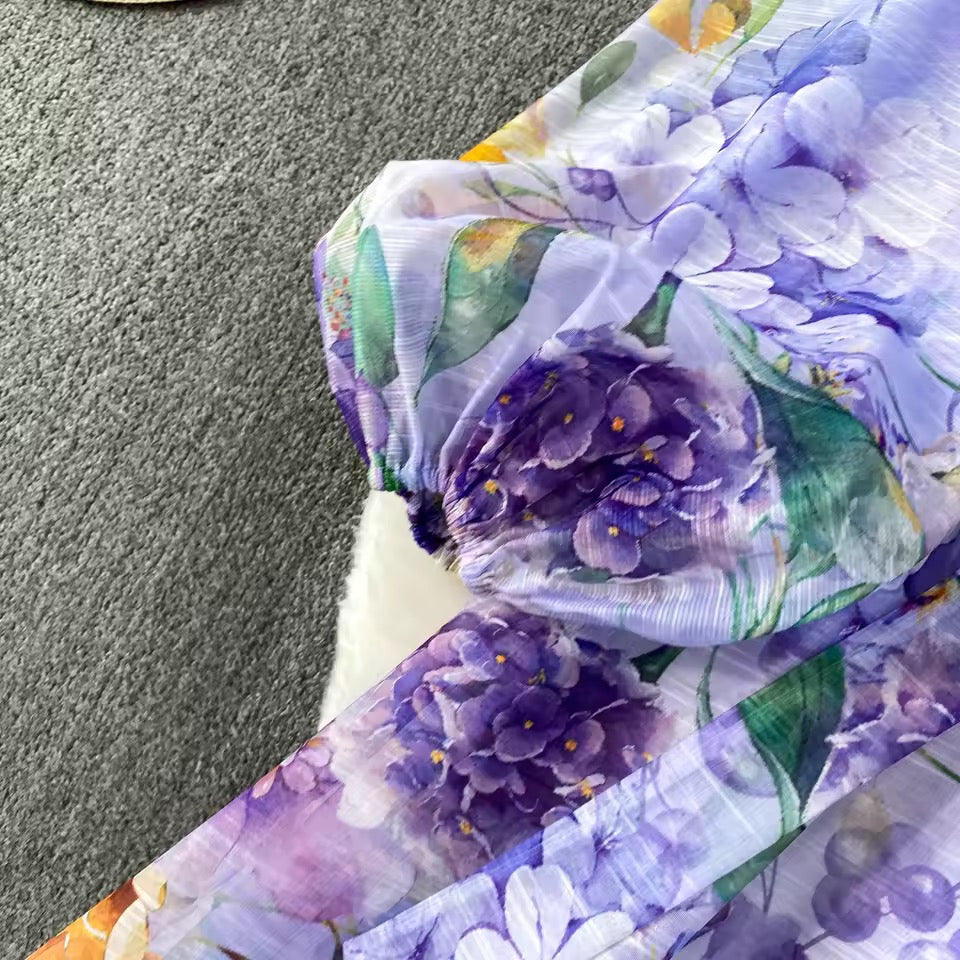 3D Designed Flower Dress-2 Colors
