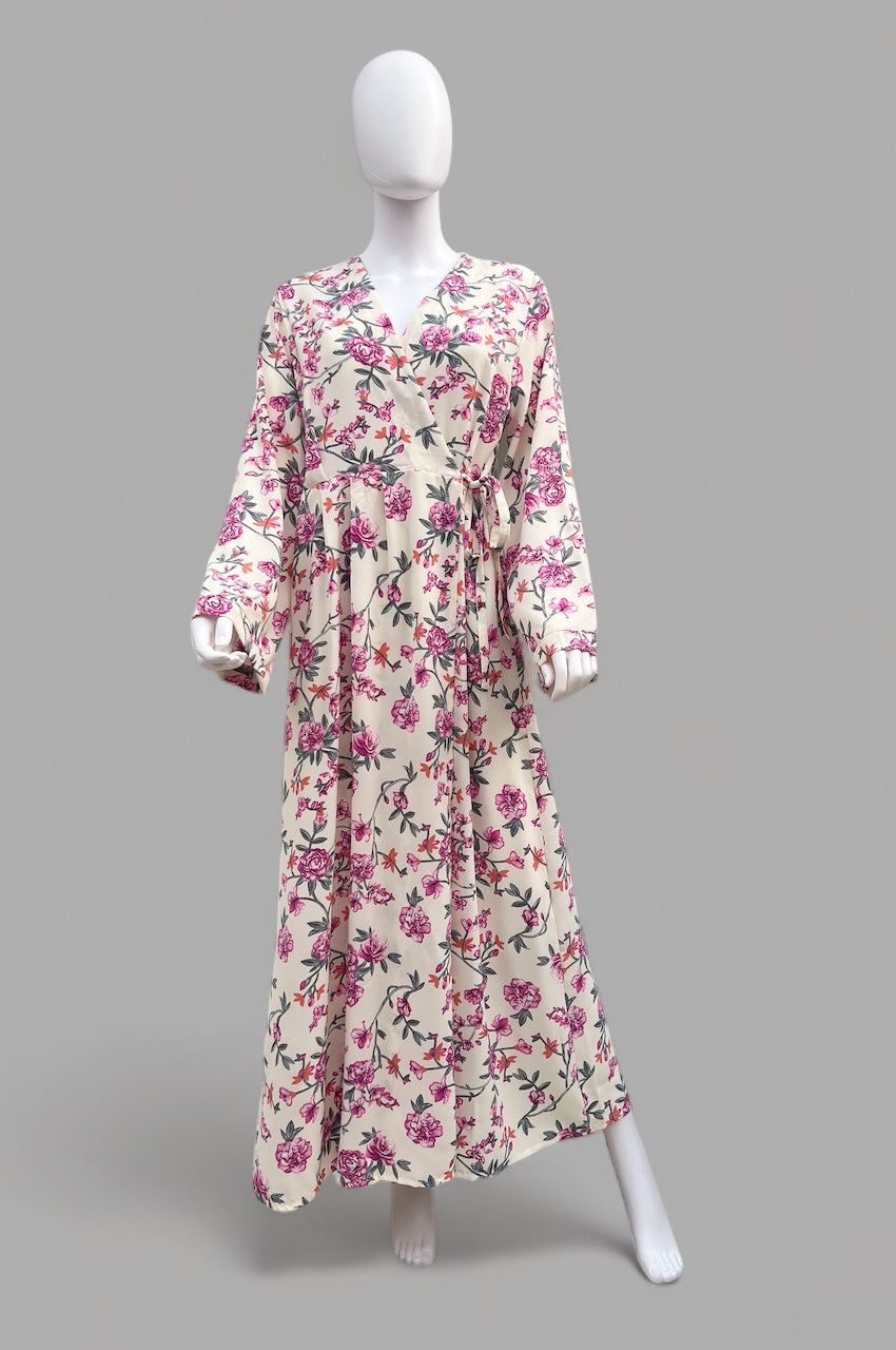 Wrap Floral Dress