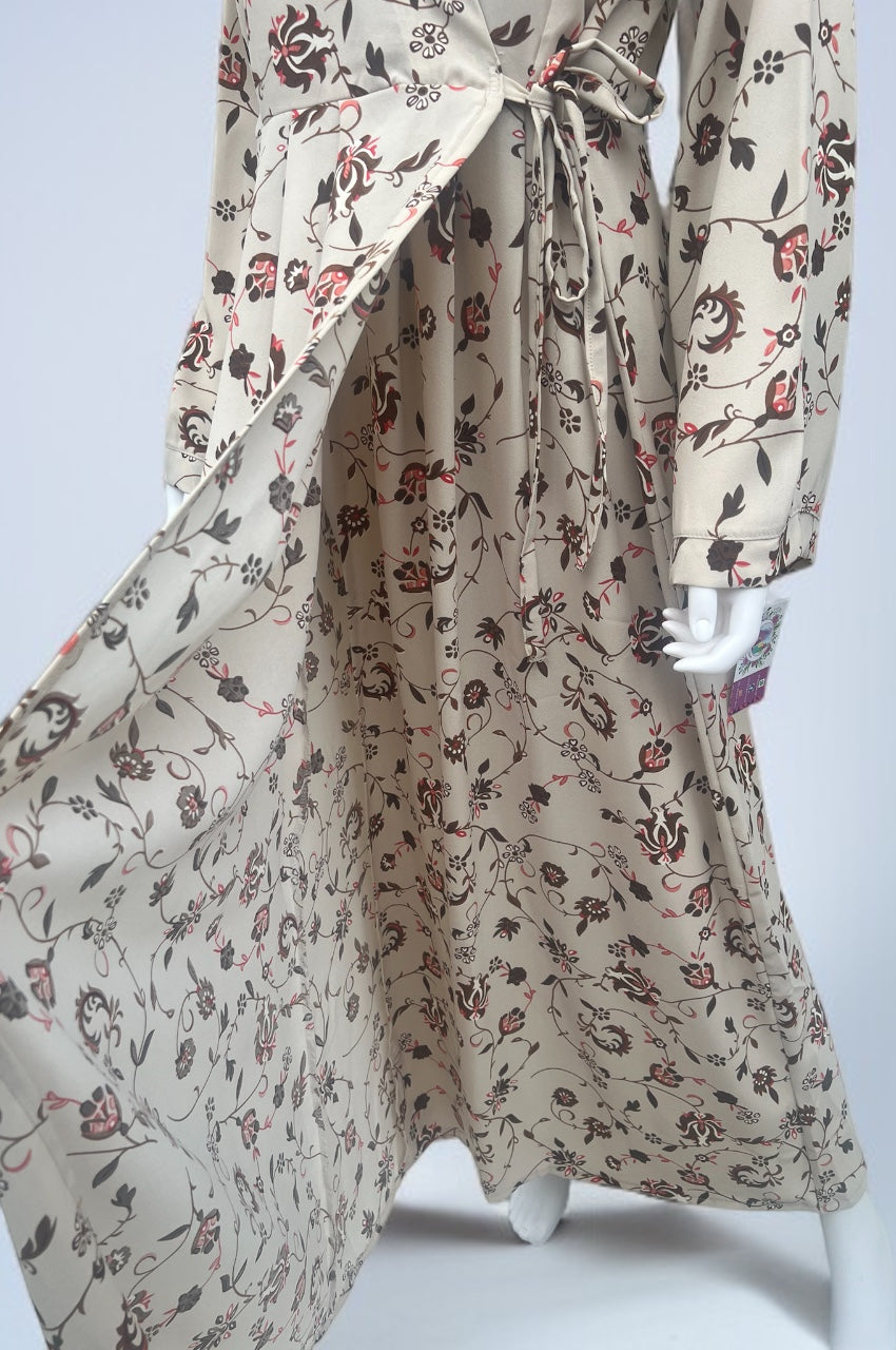 Wrap Floral Dress