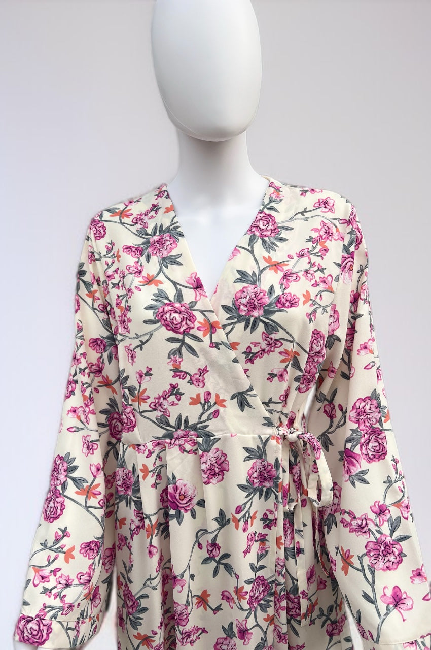 Wrap Floral Dress