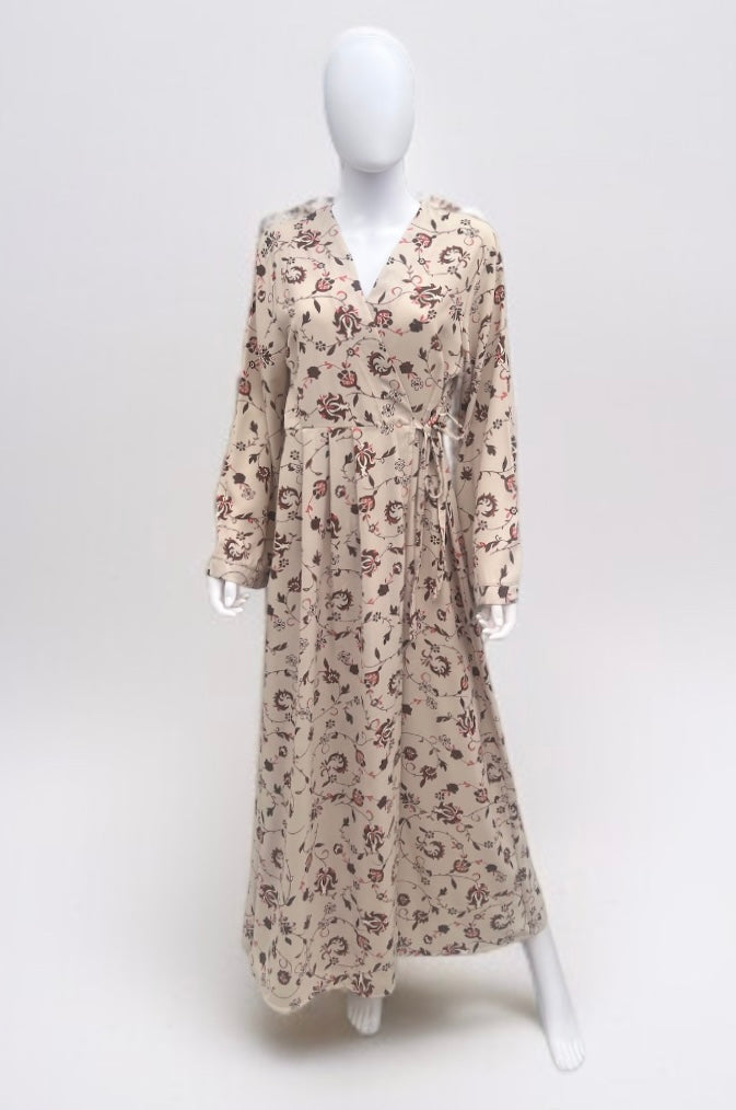 Wrap Floral Dress