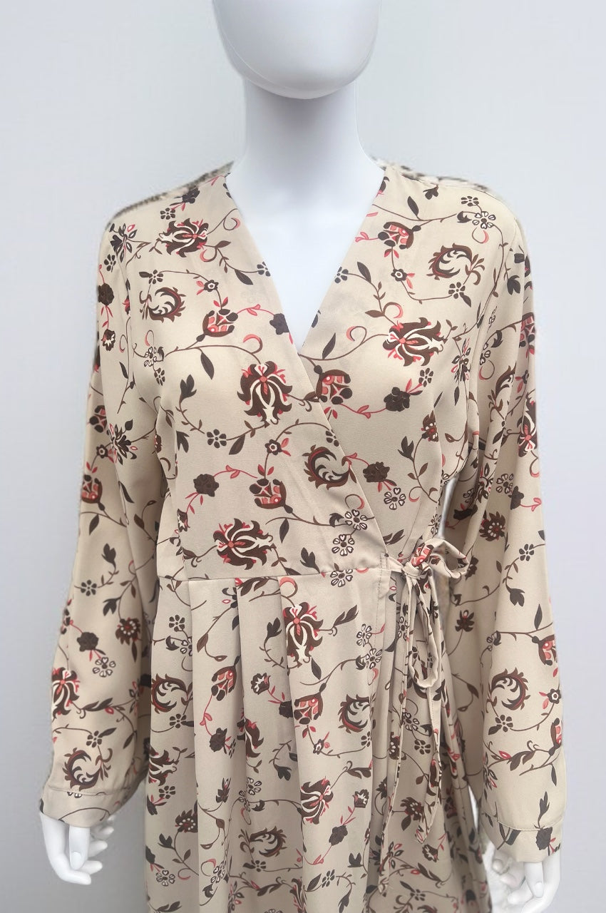 Wrap Floral Dress