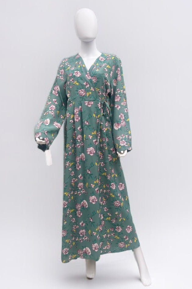 Wrap Floral Dress