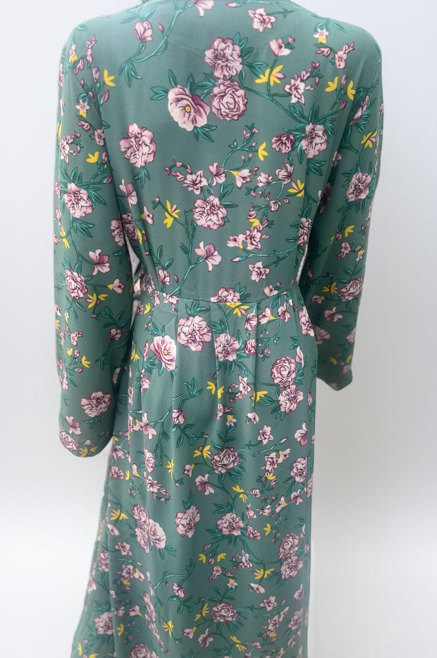 Wrap Floral Dress