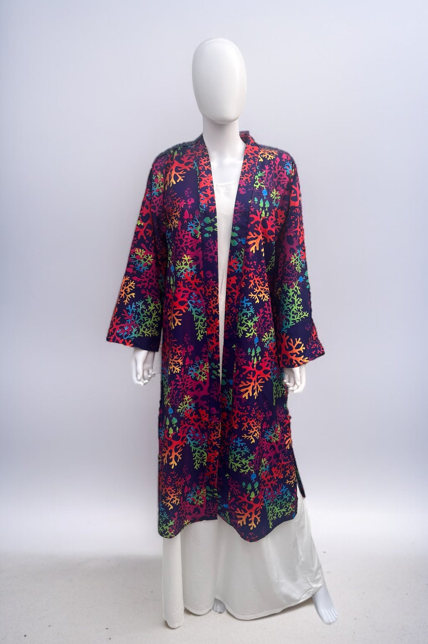 Colorful Printed Cardigan