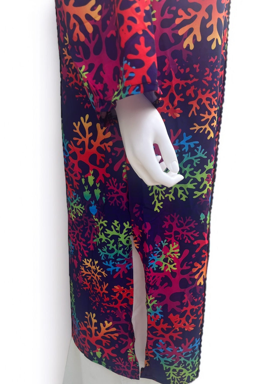 Colorful Printed Cardigan