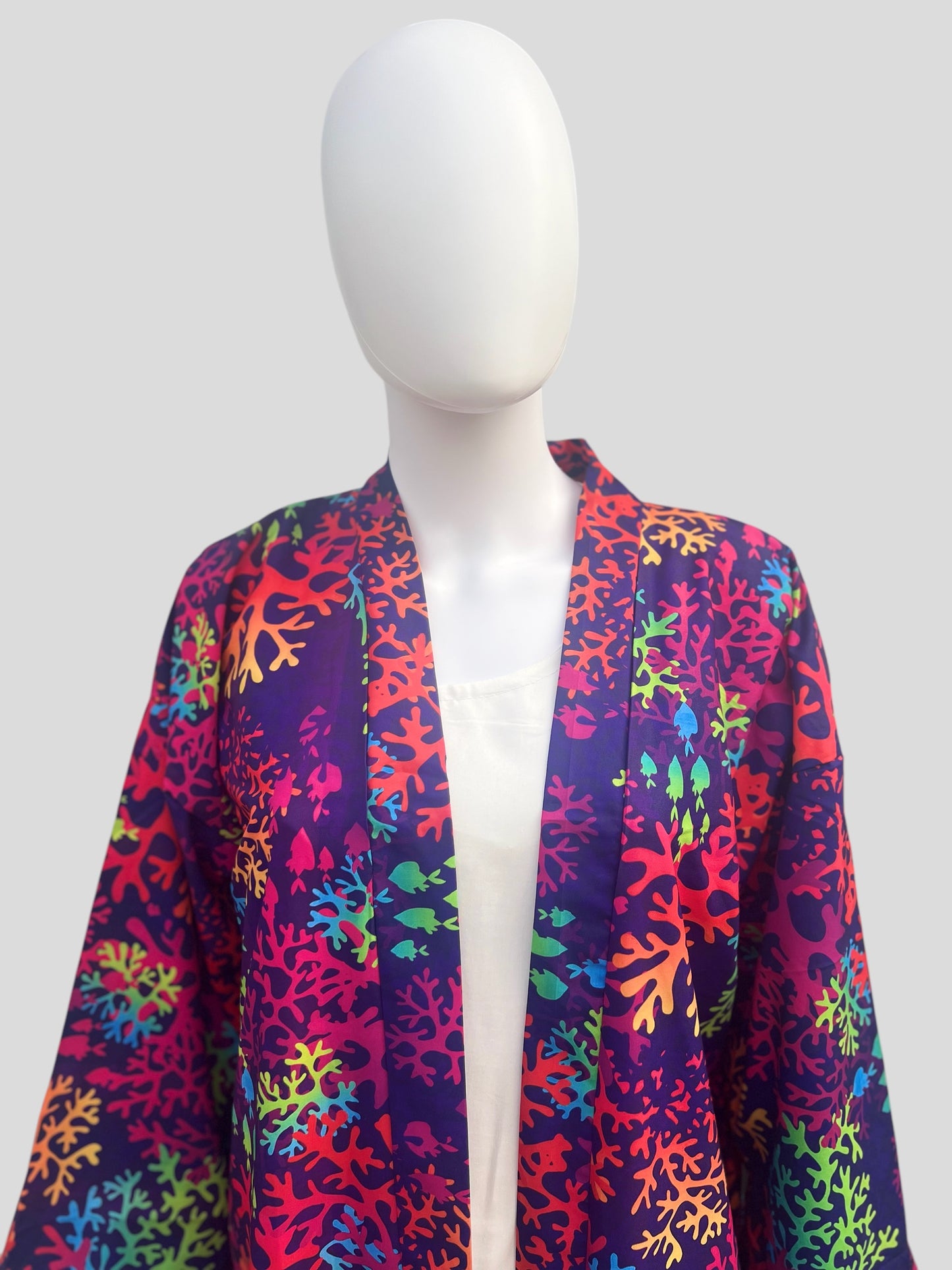 Colorful Printed Cardigan