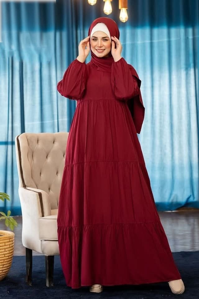 Plain Layered Prayer Dress