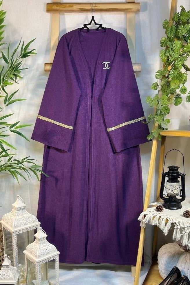 Plus Size Abaya Set(NO Brooch Pin)