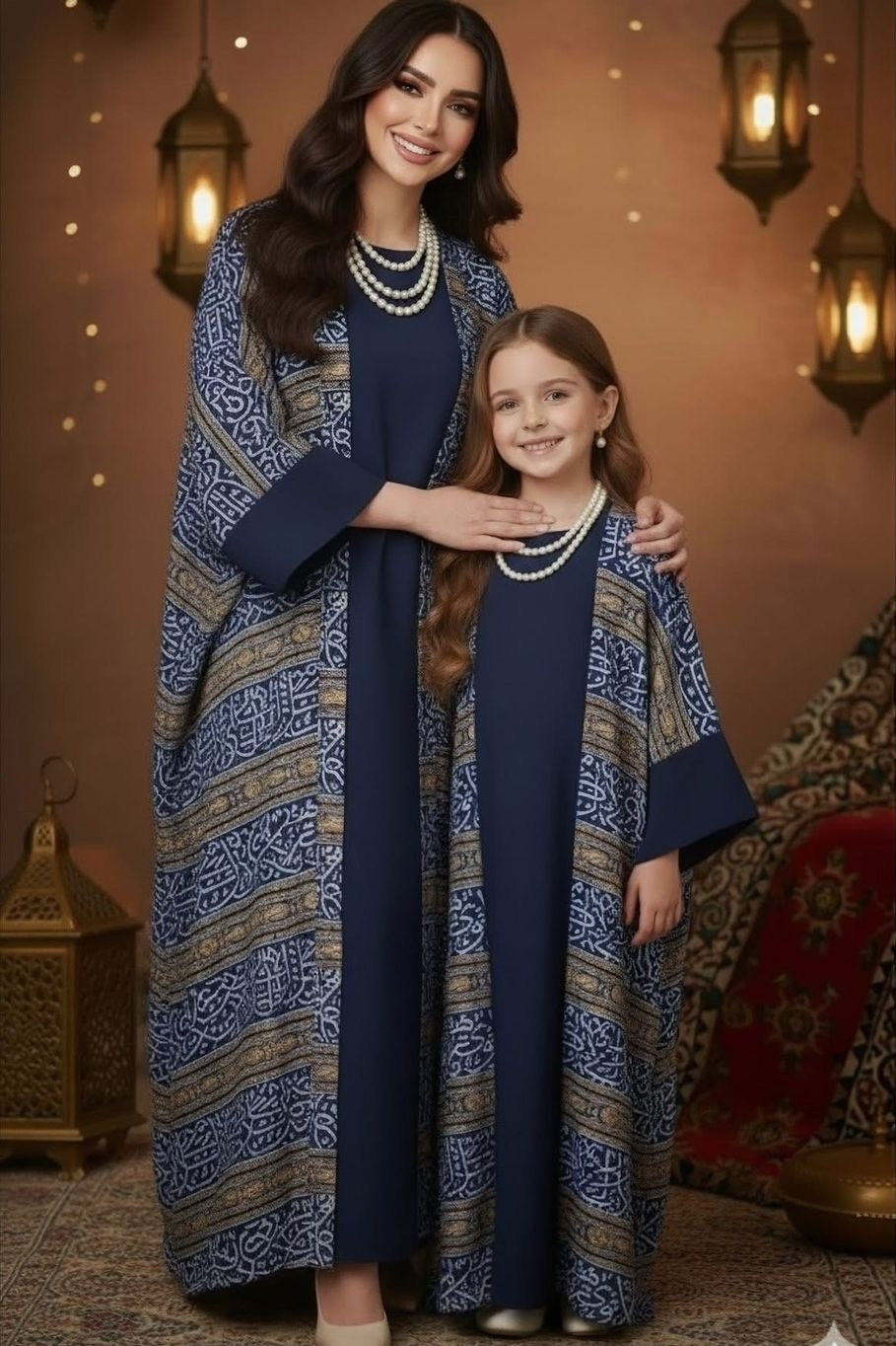 Closed Printed Abaya