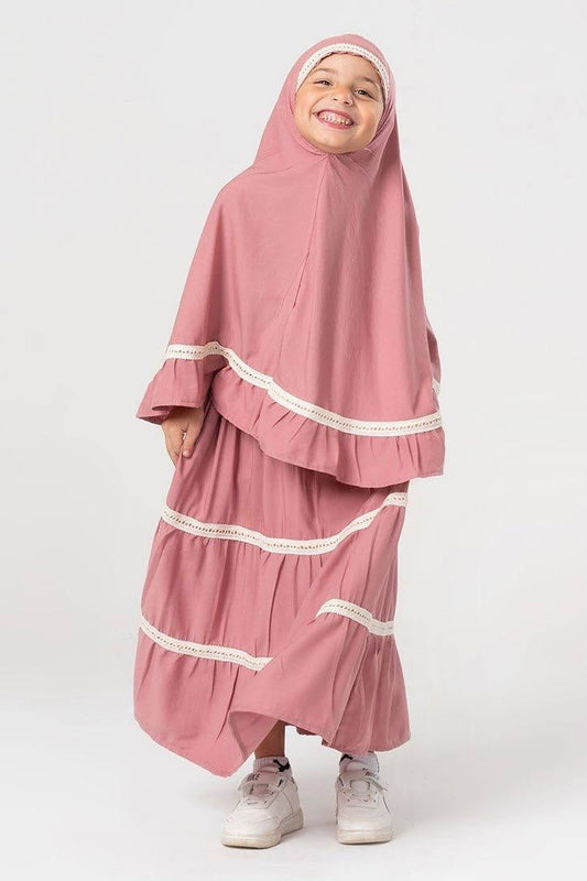 Two Pieces Girls Prayer Dress