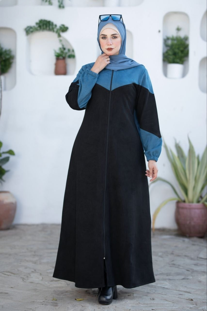 Two Colors Dress/Abaya