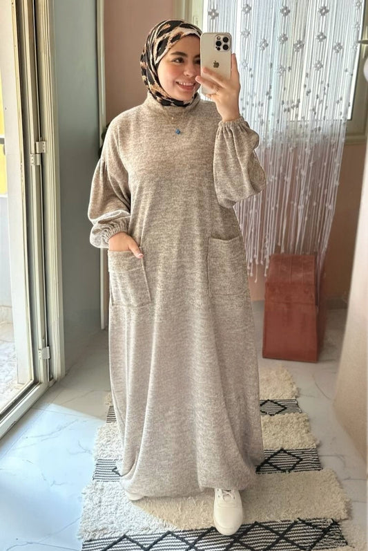 Practical Wool Dress