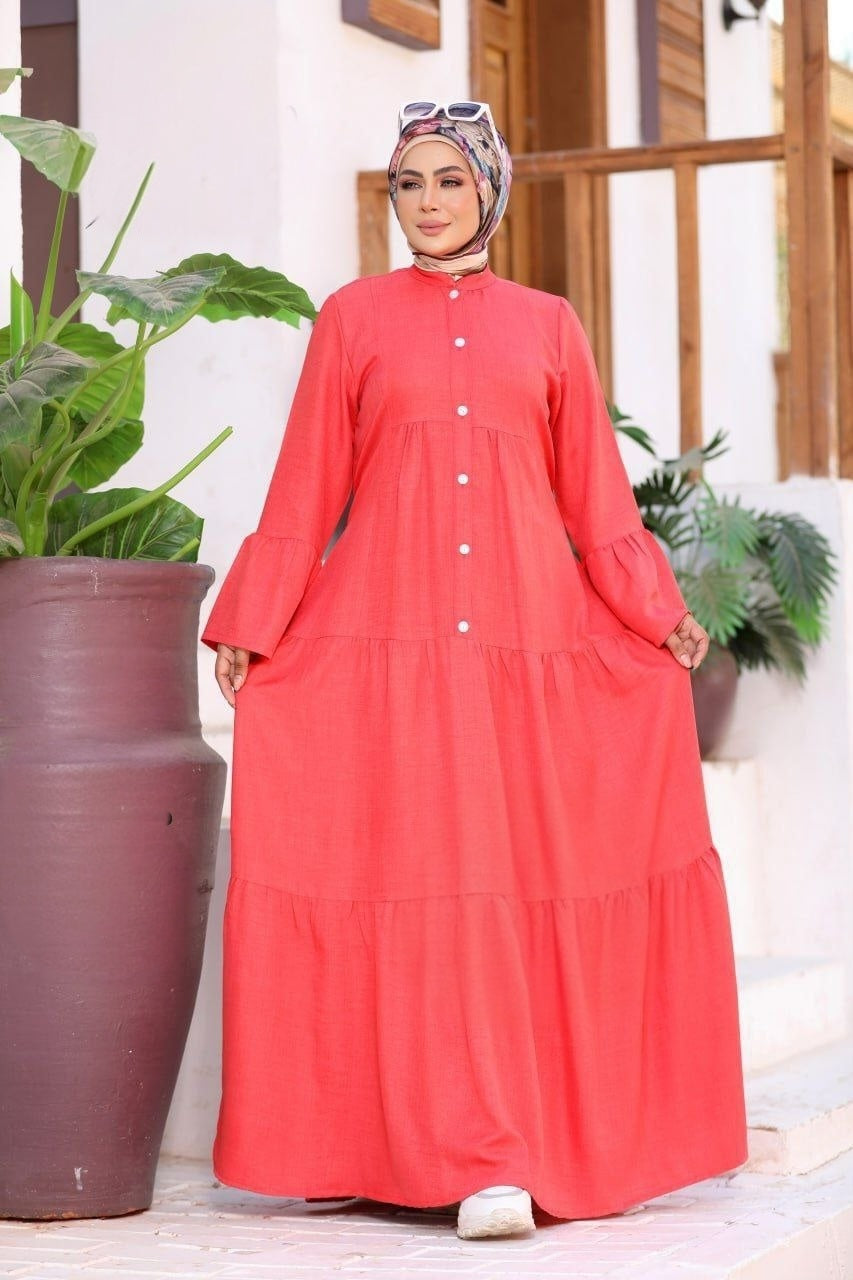 Plain Layered Dress