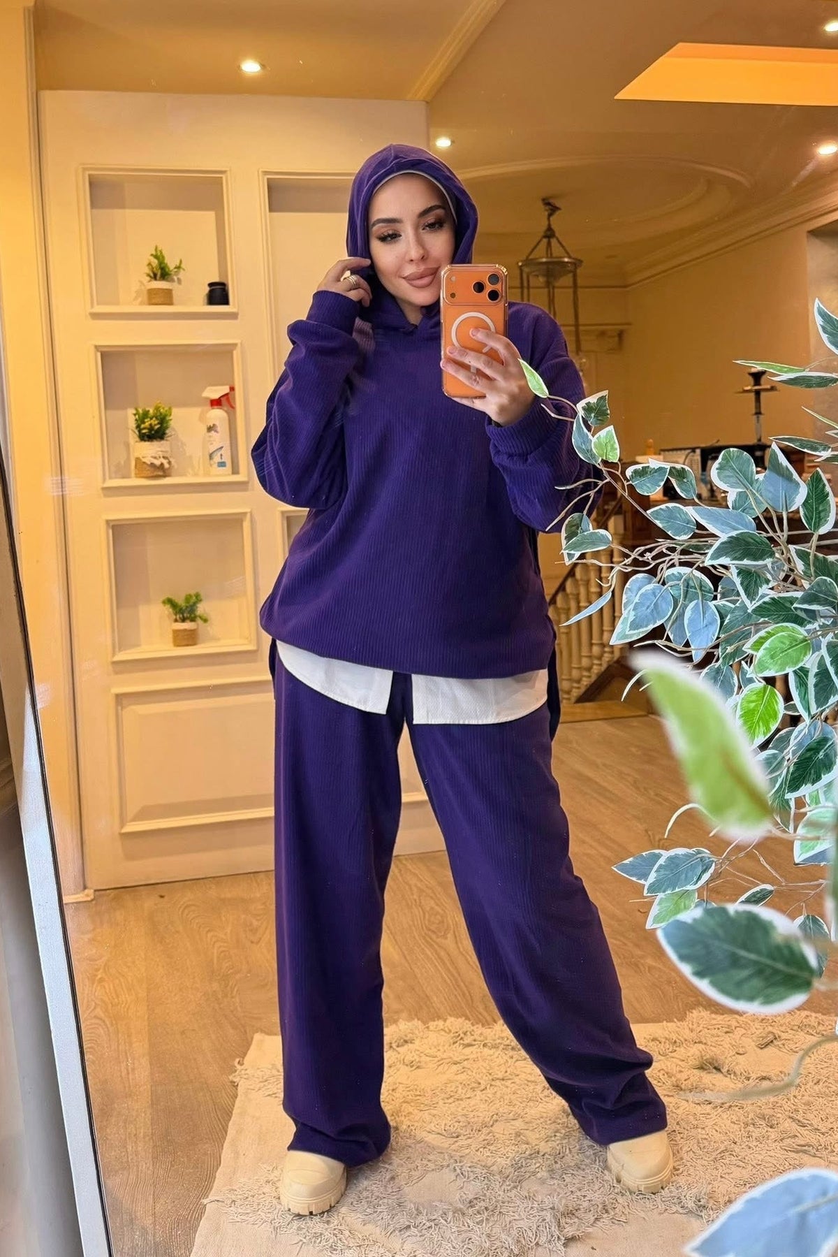 Two Pieces Suit - Purple
