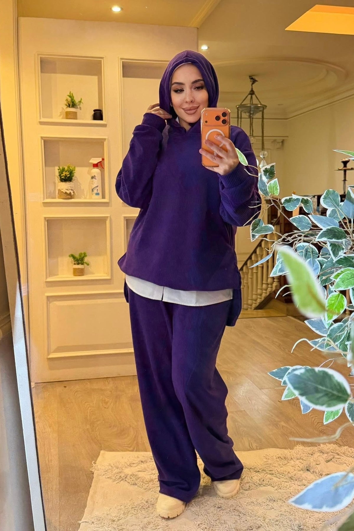 Two Pieces Suit - Purple