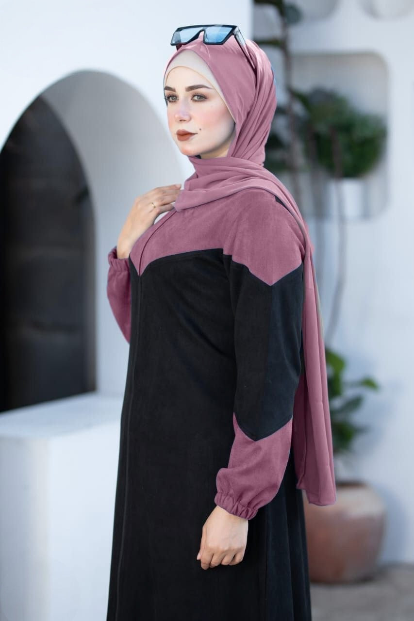 Two Colors Dress/Abaya