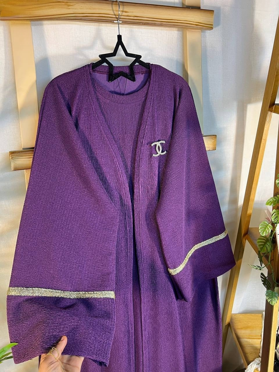 Abaya Set (NO Brooch Pin)