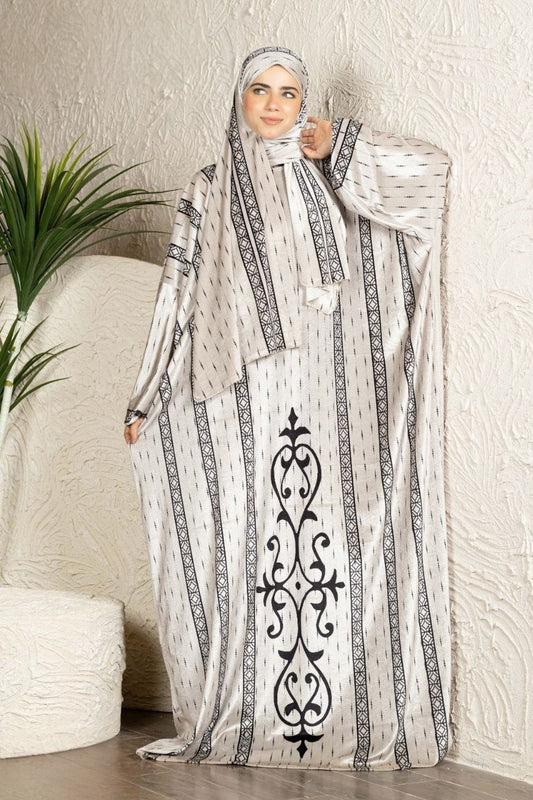 Printed Winter Prayer Dress 15