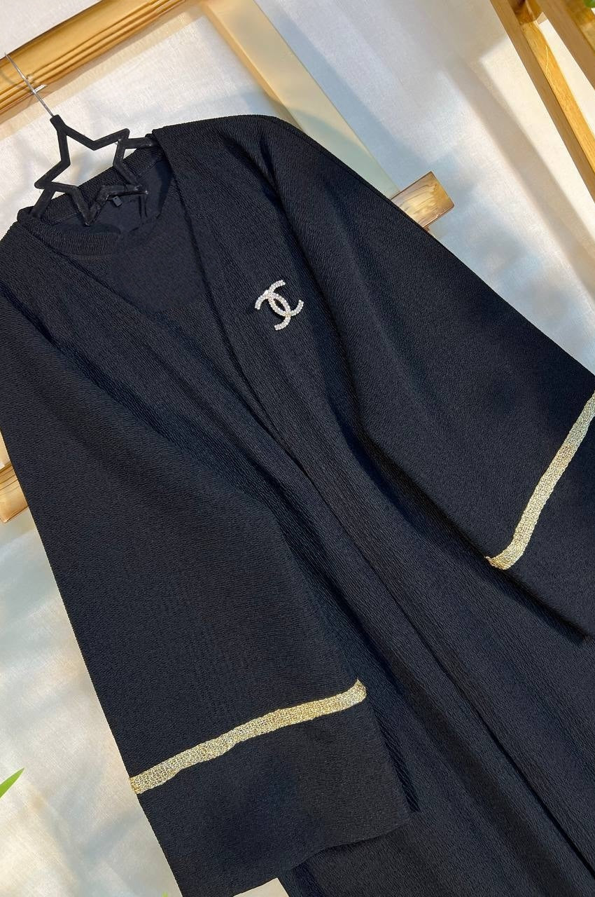 Plus Size Abaya Set(NO Brooch Pin)