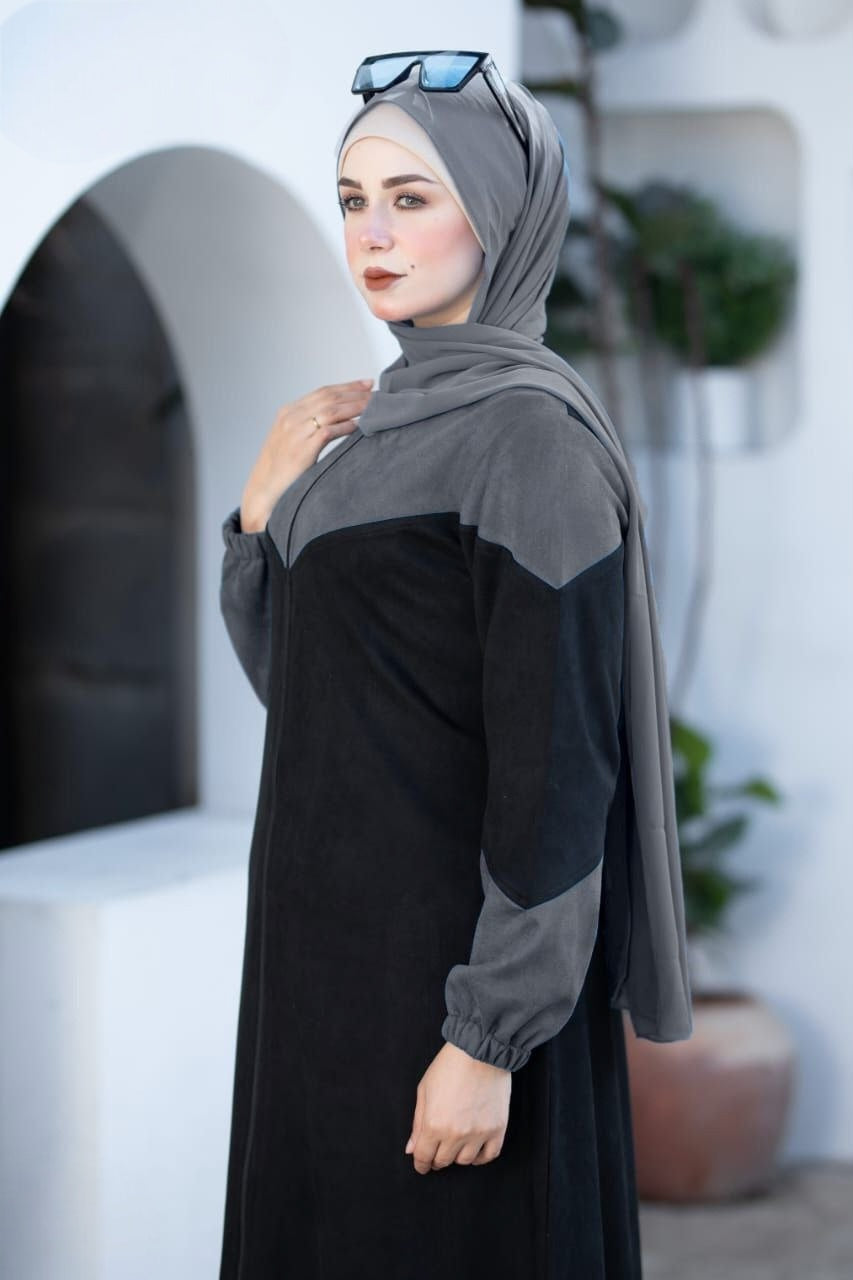 Two Colors Dress/Abaya