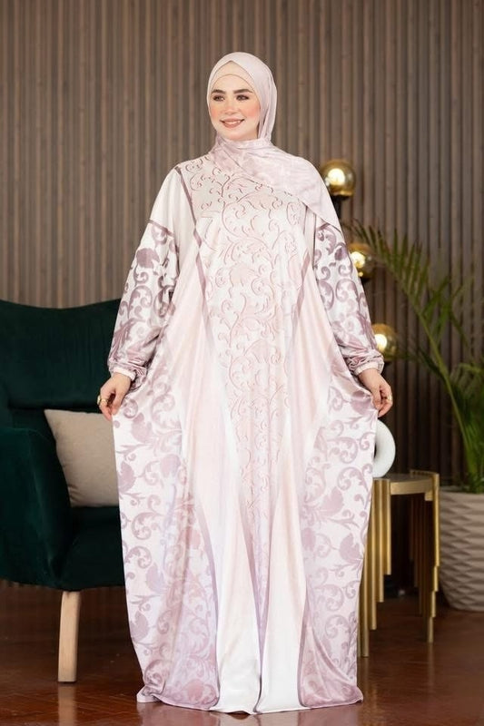 Printed Winter Prayer Dress 8