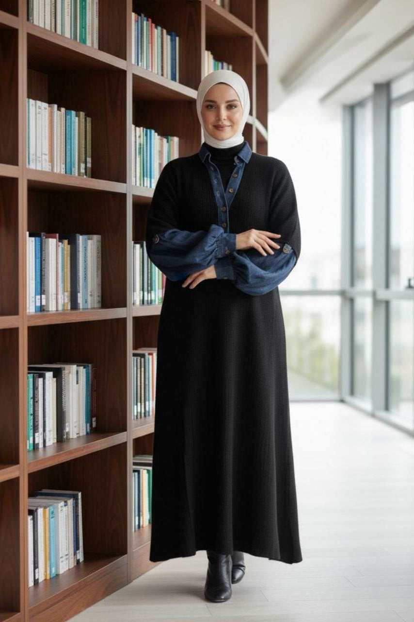 Knit Dress - Black