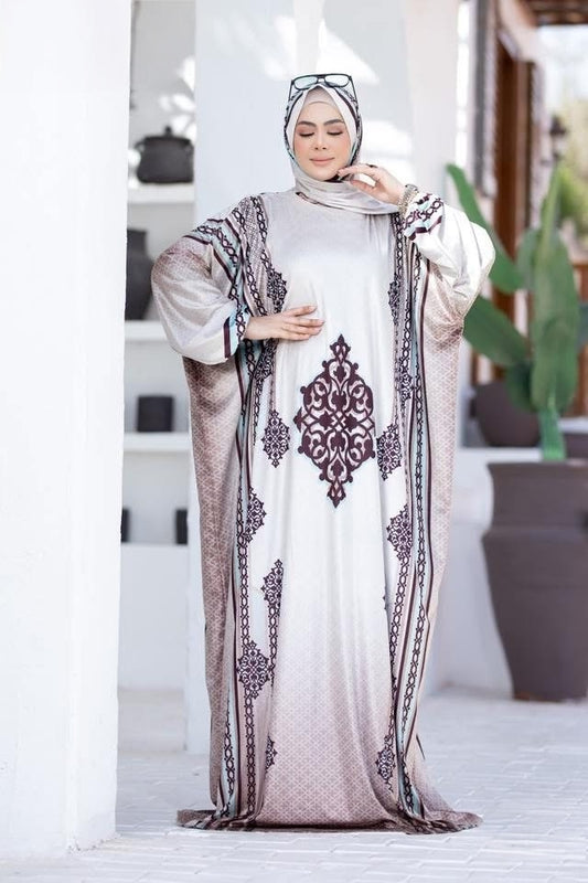 Printed Winter Prayer Dress 6