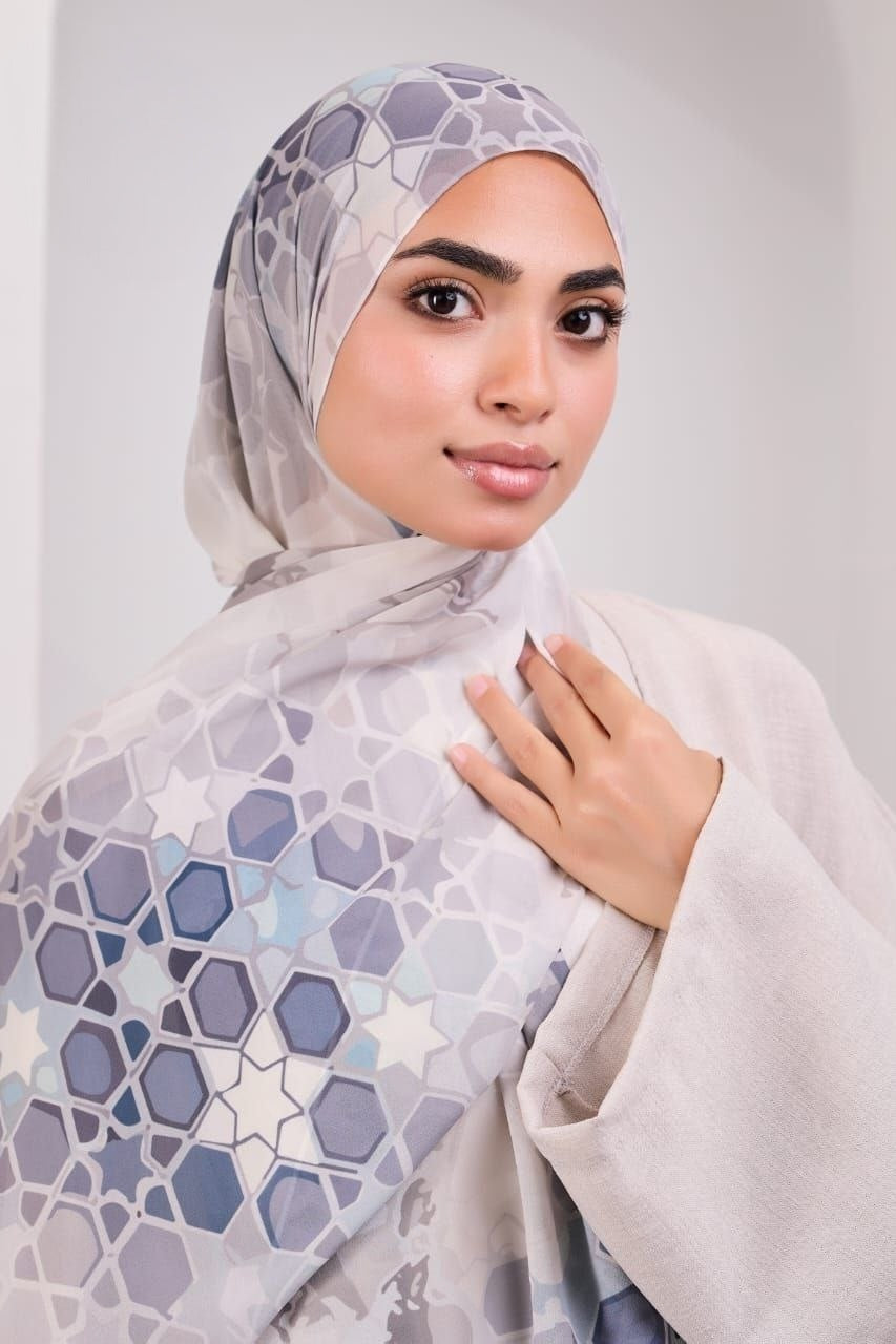 Crepe Chiffon Scarf 2