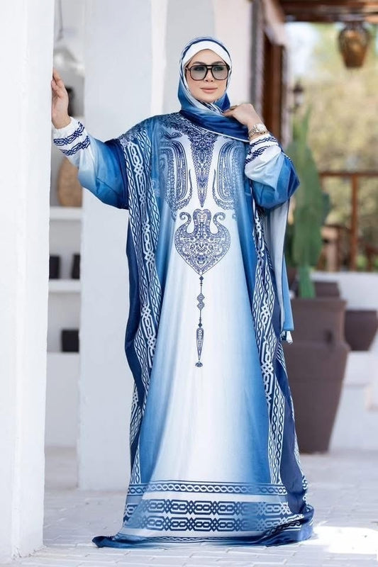 Printed Winter Prayer Dress 5