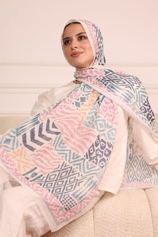 Kuwaiti Printed Scarf 1